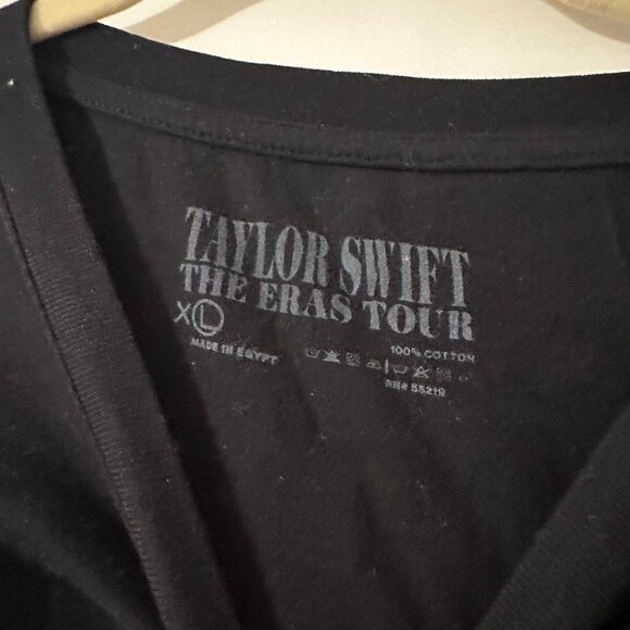Taylor Swift The Eras International Tour Black T-Shirt XL - Picture 5 of 5